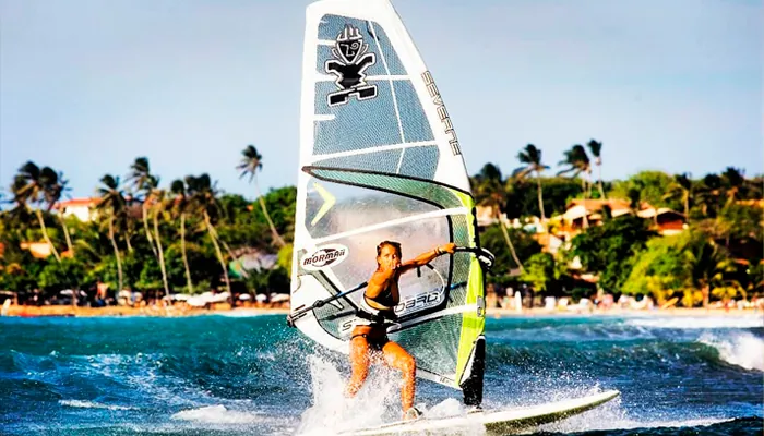 Windsurf na praia de Jericoacoara