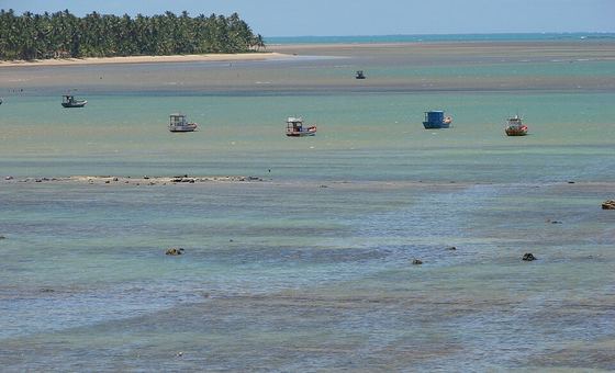 Praia do Boqueirão, em Japaratinga