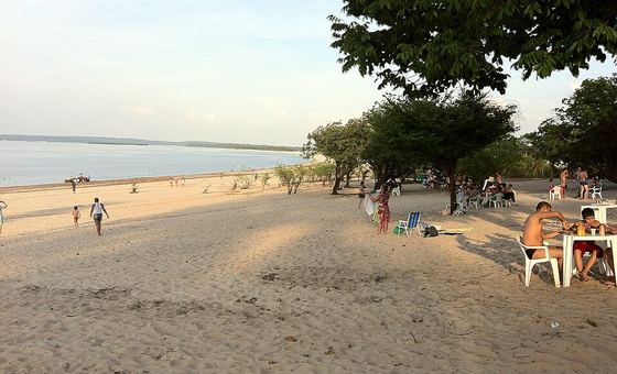 Praia de Acutuba, em Iranduba