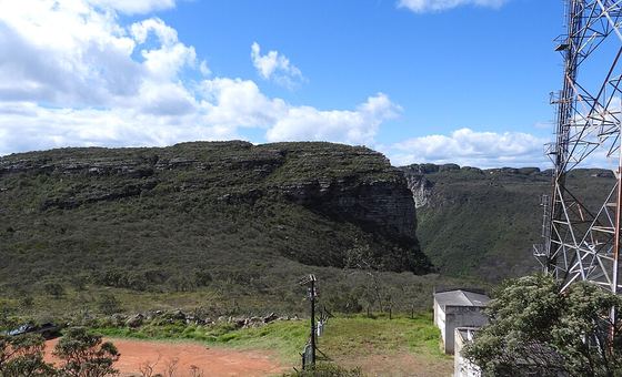 Escadaria Morro do Pai Inacio, em Palmeiras