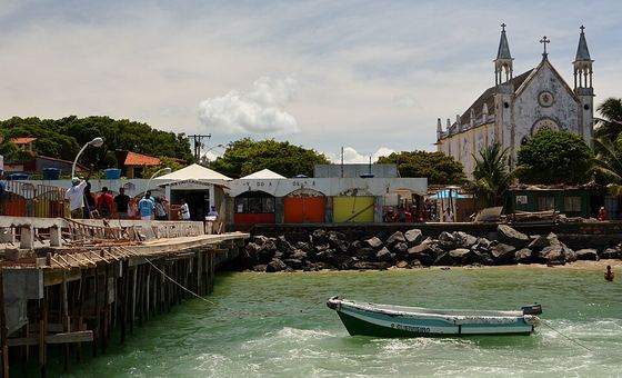Praia de Mar Grande, em Vera Cruz