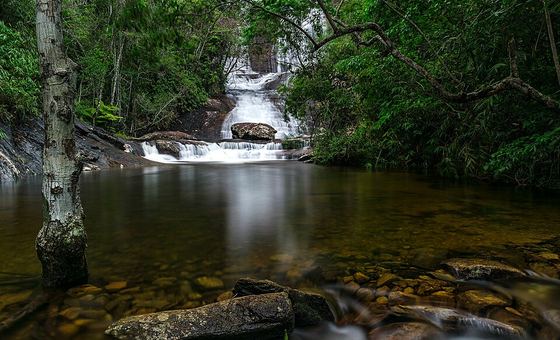 Cachoeira Alta, em Divino de São Lourenço