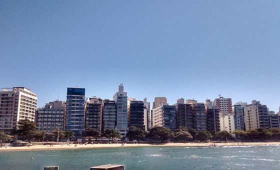 Praia das Castanheiras, em Guarapari