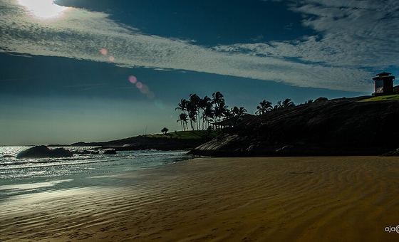 Praia dos Adventistas, em Guarapari
