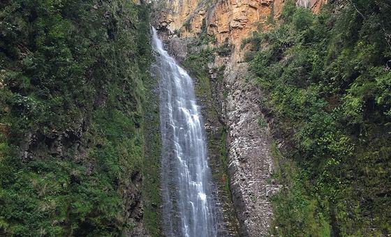 Cachoeira do Segredo, em Alto Paraíso de Goiás