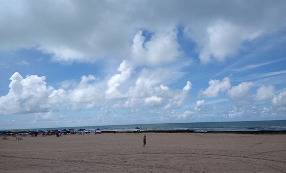 Praia do Pina, em Recife