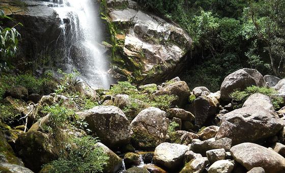 Cachoeira Véu de Noiva, em Petrópolis