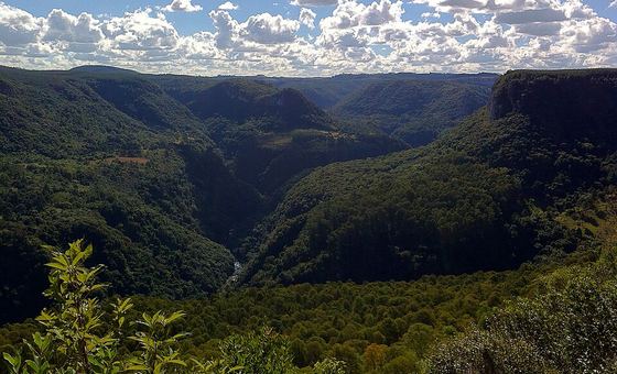 Mirante dos Paredões, em Canela