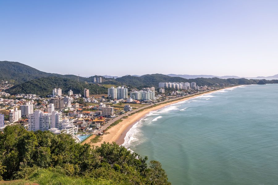 Praia Brava Sul, em Itajaí