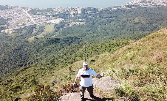 Mirante Cambirela, em Palhoça