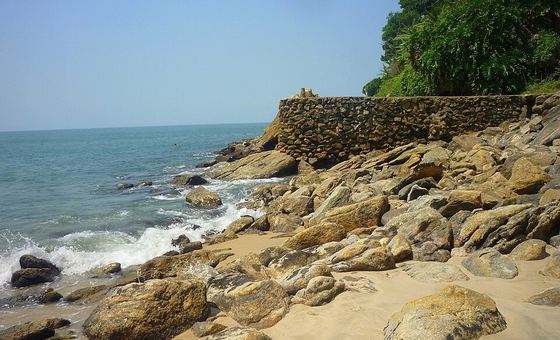 Praia do Éden, em Guarujá