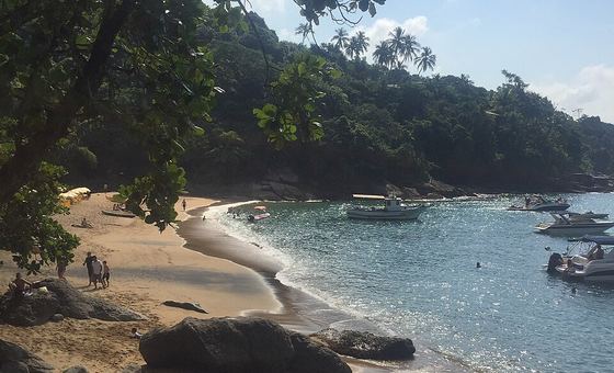 Praia da Fome, em Ilhabela